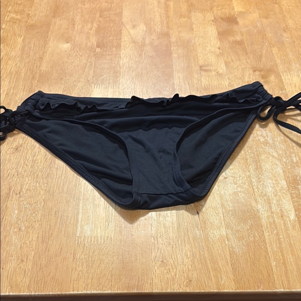 Bisou Bisou Black Adjustable Tie Bikini